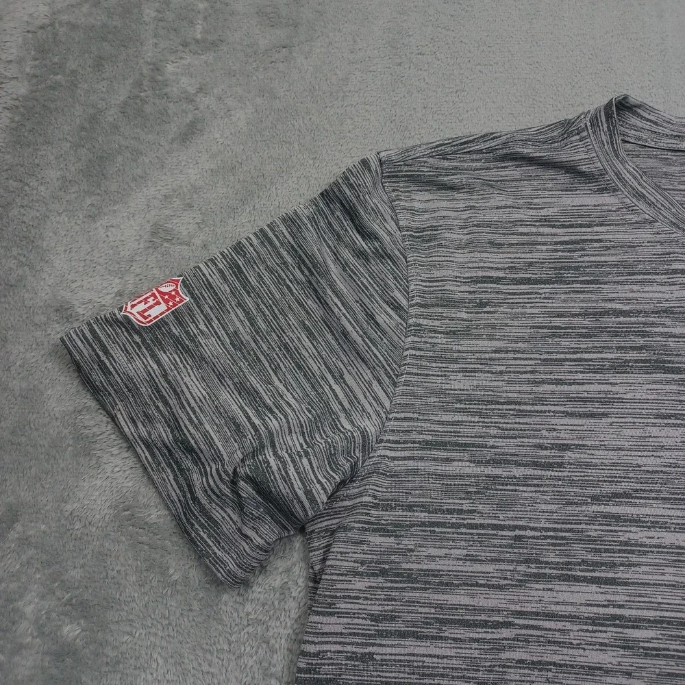 Kansas City‎ Chiefs Shirt Womens Medium Gray Nike NFL Football